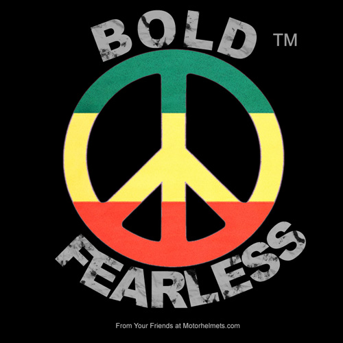 Rasta Peace Sticker